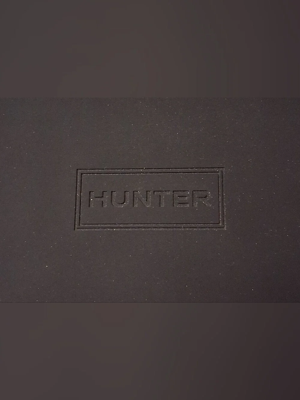 NWOT Hunter Black Rubber Waterproof Casual Everyday Unisex Travel Pouch Bag